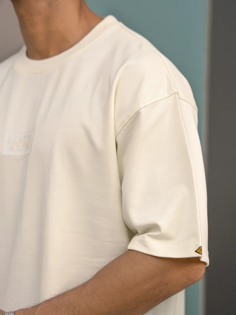 Maniac  Maniac Mens AOP Printed Round Neck Half Sleeve Biscuit and Brown Cotton Tshirt for Men | Best Price UAE
